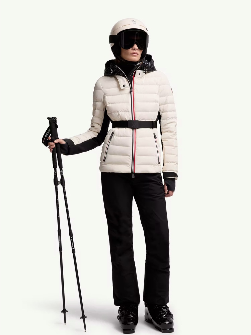 Moncler Bruche Hooded Insulated Ski Jacket